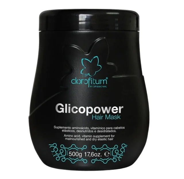 Hair care tips for curl radiance-Glicopower Supplement Nourishing Treatment 25 Actives Mask 500g - Clorofitum