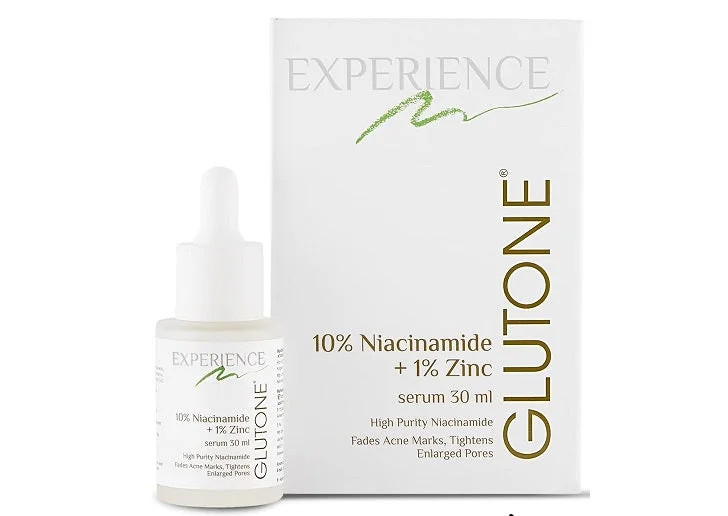 Scalp flush lotion-Glutone 10% Niacinamide + 1% zinc Face Serum, 30ml