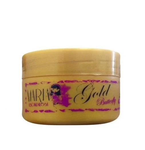 Best hair care for arid ends-Professional Revitlizing Gold Butterfly Moisture Mask 150g - Maria Escandalosa