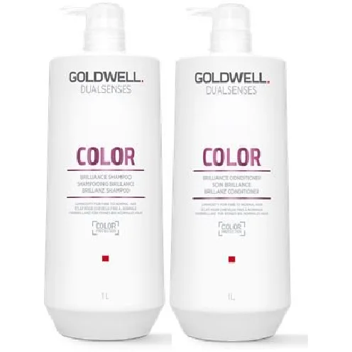 Thickening balm-Goldwell Dualsenses Color Brilliance Shampoo and Conditioner Duo FadeS top Vibrant Protection 33.8oz