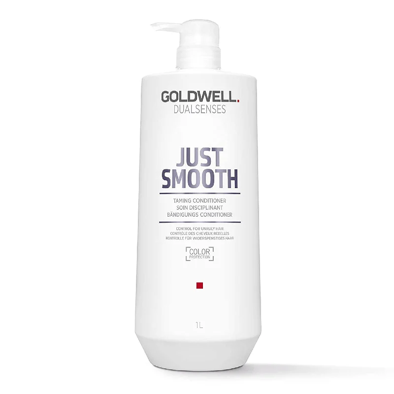 Hair care routine for curl enhancement-Goldwell Dualsenses Just Smooth Taming Conditioner