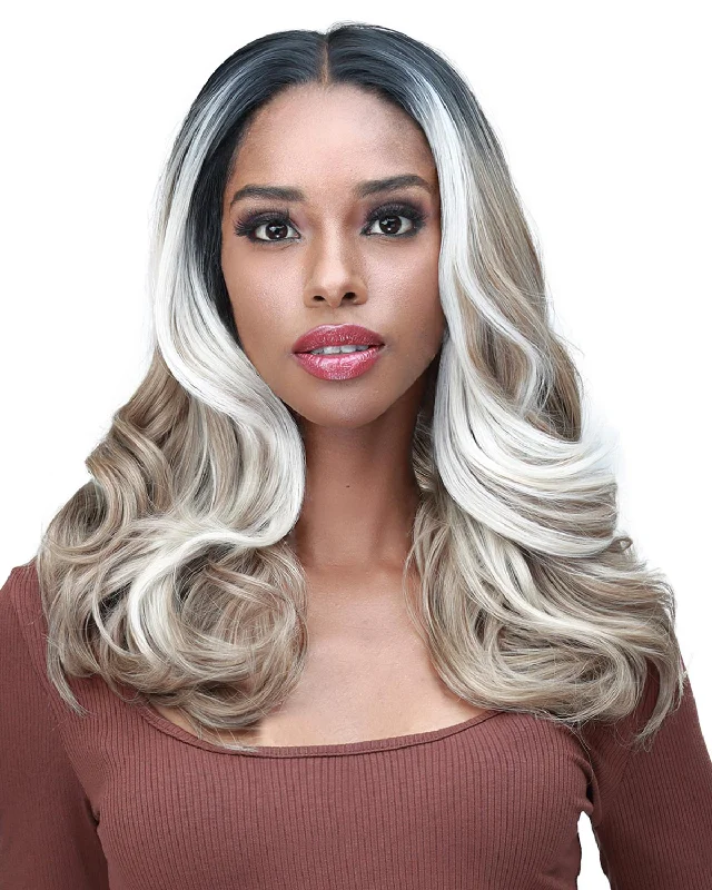 Coal synthetic wigs dark-Harena | Lace Front Synthetic Wig by Bobbi Boss