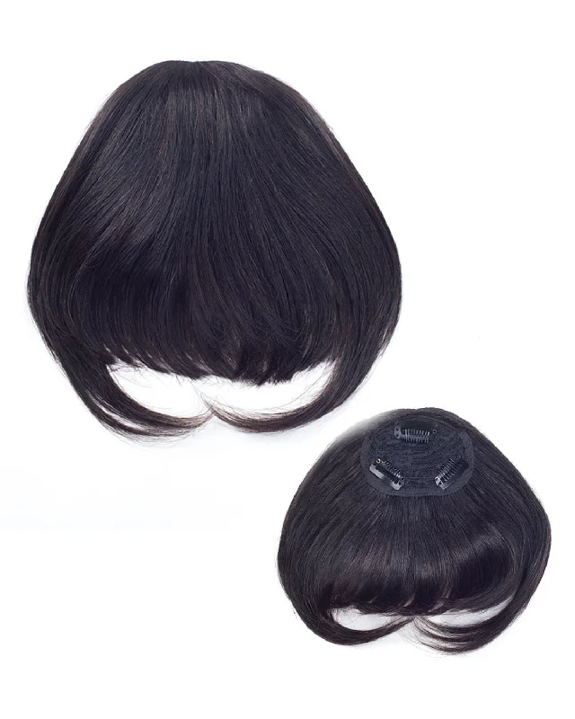 real person hair ring delicate gift-HH Remi Top Piece Bang | Remy Human Hair Wiglet by It's a Wig