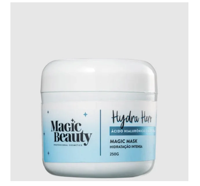 Hair care for thin tight kinky hair-Hydra Hero Hyaluronic Acid Intense Moisturizing Hair Mask 250g - Magic Beauty