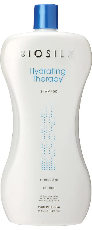 Breakage reducing cream-Biosilk Hydrating Therapy Shampoo for Unisex-34 oz