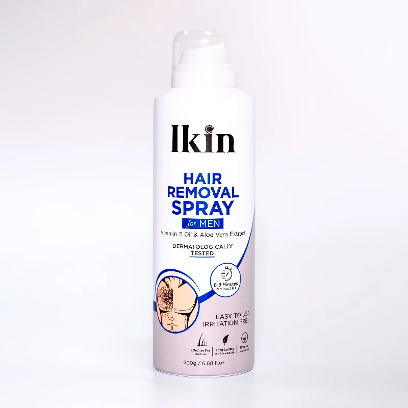 Ikin Hair Removal Spray for Men with Vitamin E & Aloe Vera Juice