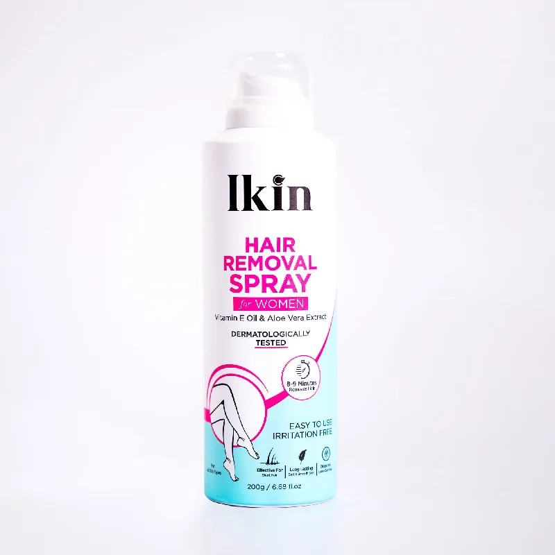 Ikin Hair Removal Spray for Women with Vitamin E & Aloe Vera Juice