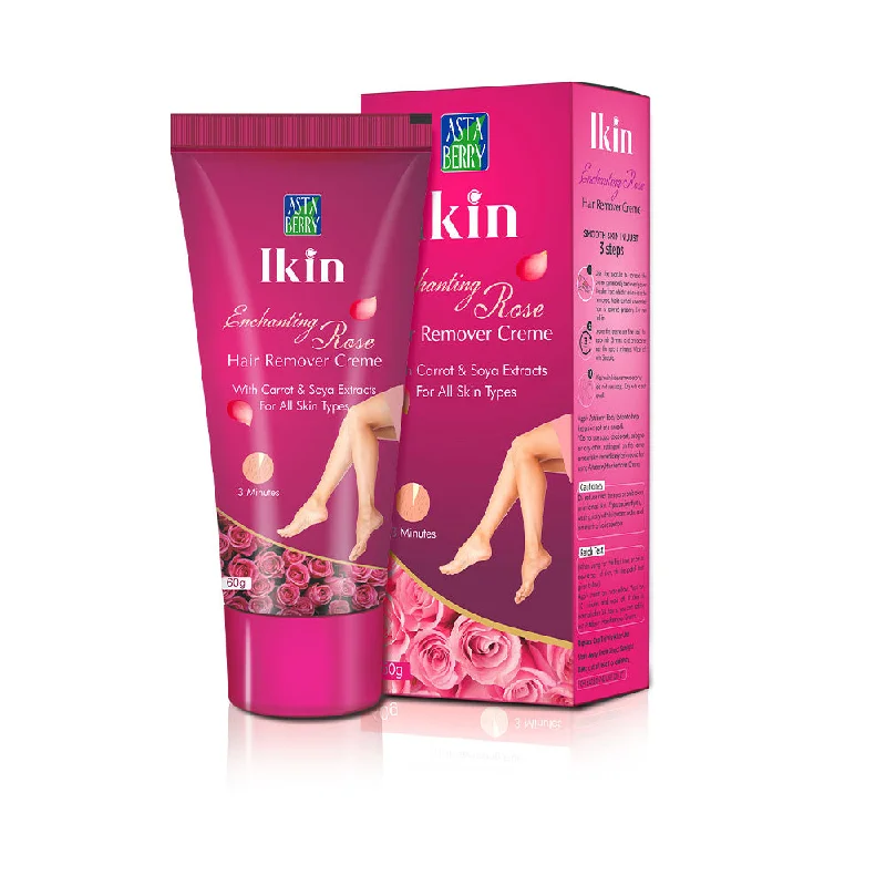 Ikin Rose Hair Remover Creme | Comforting properties