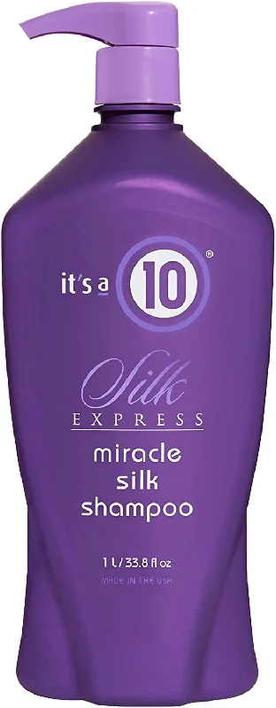 Fade-resistant dye-It's A 10 Silk Express Miracle Silk Shampoo 33.8 Oz