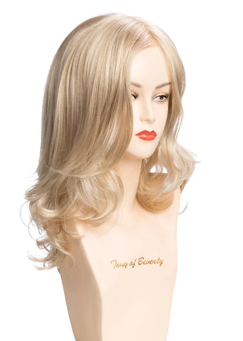 Synthetic wigs with contrast tones-Joelle Synthetic Wig by Tony of Beverly | Long, Wavy | Mono Part