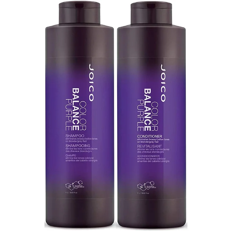 Brilliance mist-Joico Color Balance Purple Shampoo and Conditioner Duo 33.8 oz