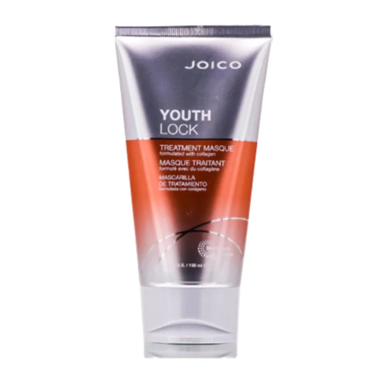 Hair care routine for frizz taming-Joico Youth Lock Treatment Masque 5.1 oz