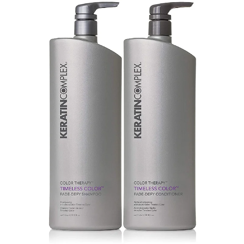 Anti-dandruff lotion-Keratin Complex Color Therapy Timeless Shampoo & Conditioner Duo  33.8oz