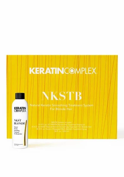 Hair care tips for scalp wellness-Keratin Complex Natural Keratin Smoothing System for Blonde Hair