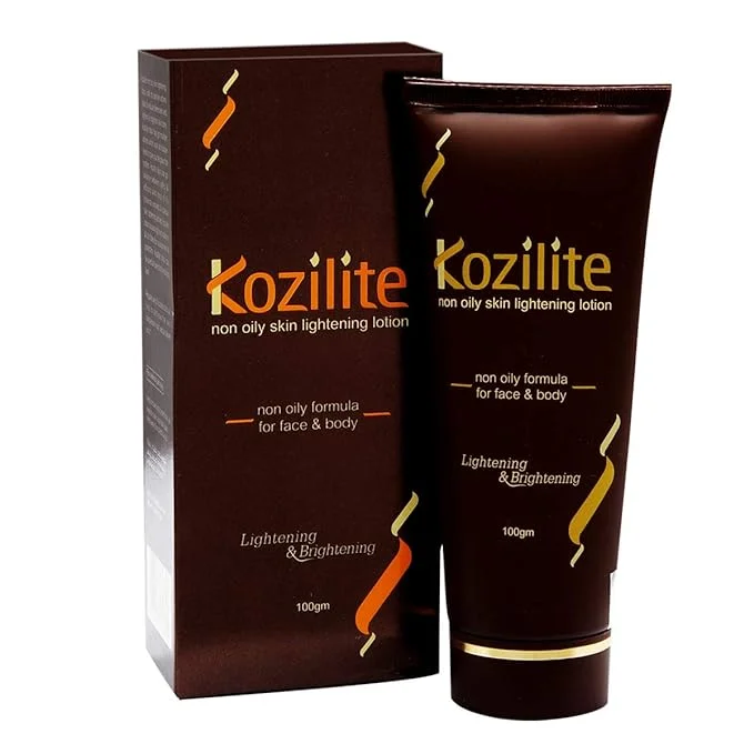 Lock cream-Kozilite Non Oily Skin Lightening Lotion for Face & Body, 100gm