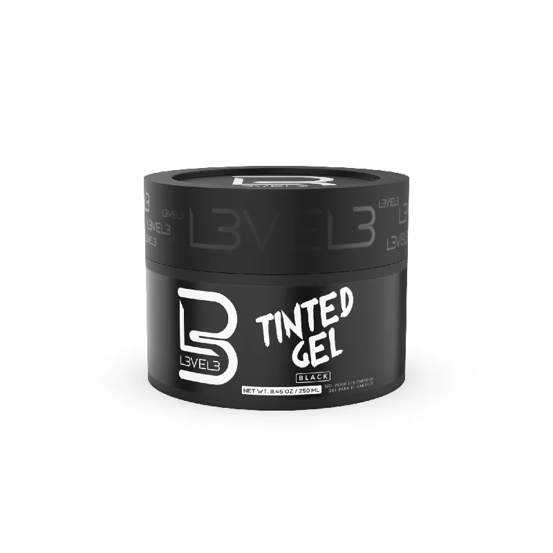 L3VEL3 Black Tinted Hair Gel (250ml/8.4oz)