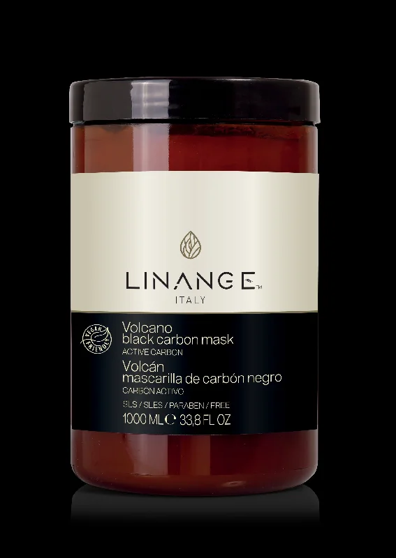 Linange Volcano Black Carbon Vegan Hair Mask