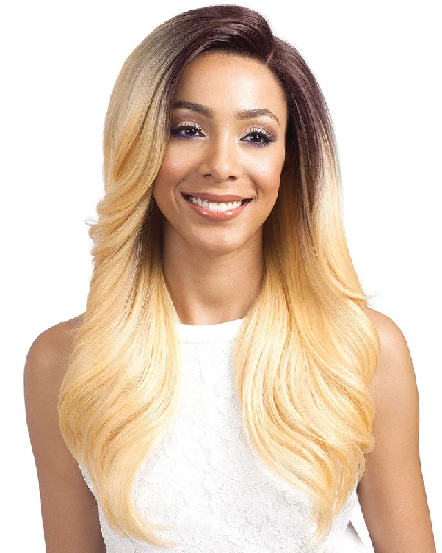 Oatmeal synthetic wigs light-Lindsey | Lace Front Synthetic Wig by Bobbi Boss