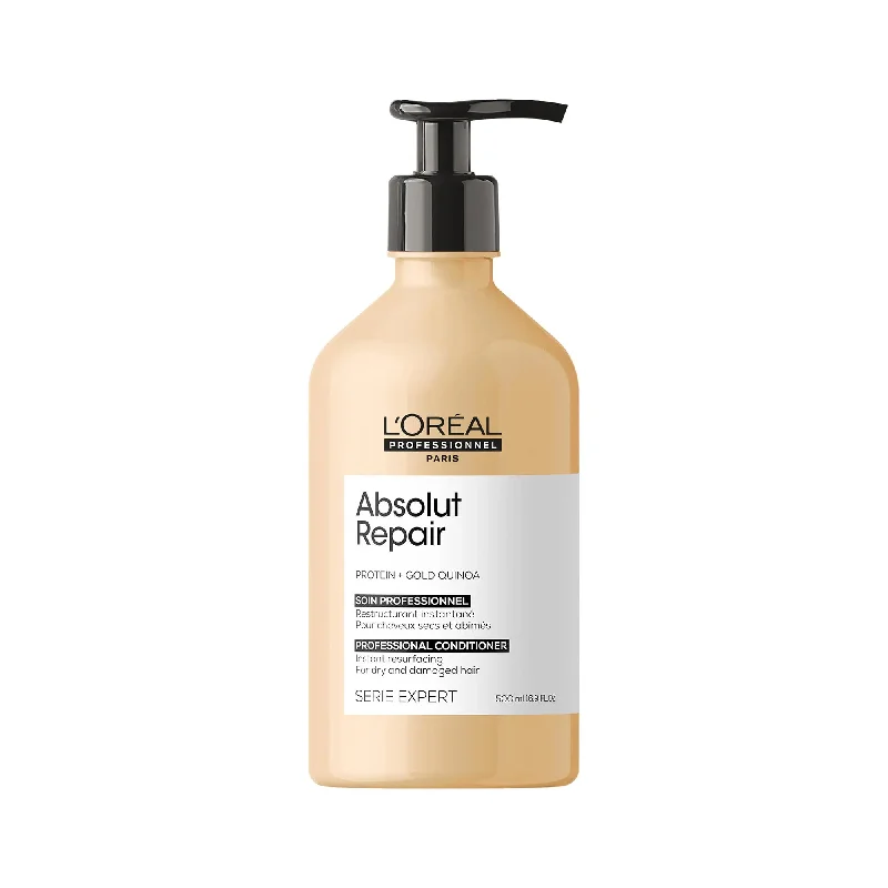 Natural hair care for sheen-L'oreal Serie Expert Absolut Repair Conditioner - 16oz