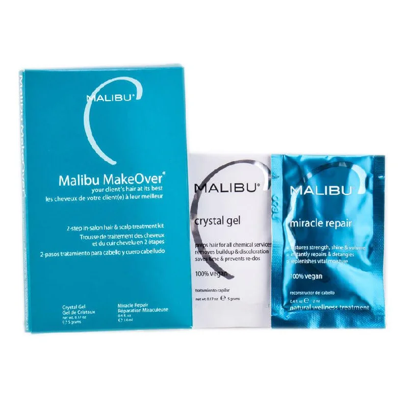 Hair care routine for heavy shedding-Malibu C MakeOver Treatment Kit 12 Boxes