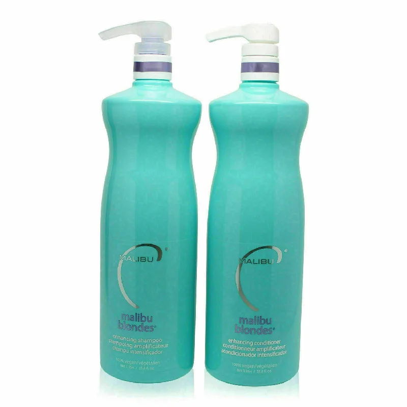 Repairing cream-Malibu C Malibu Blondes Enhancing Shampoo and Conditioner 33.8 oz Duo