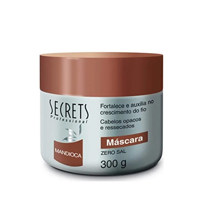 Moisturizing hair care for radiance-Mandioca Cassava Dry Hair Growth Treatment Hydration Shine Mask 300g - Secrets