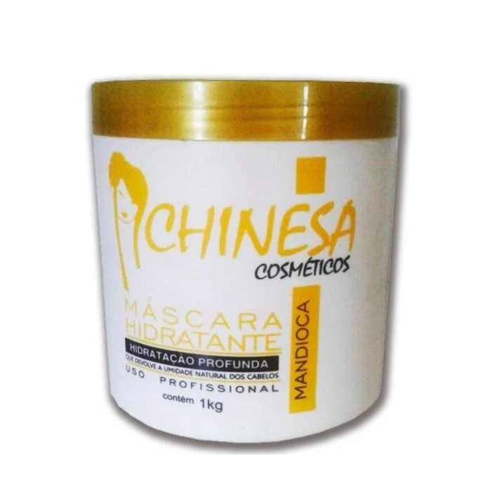 Hair care for rough kinky hair-Mandioca Cassava Manioc Deep Moisturizing Hair Mask 1Kg - Chinesa Cosmetics