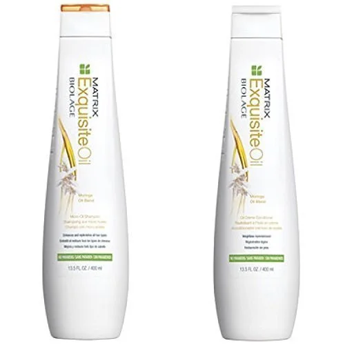 Thinning calming cream-Matrix Exquisite Oil Mircro Oil Shampoo and Conditioner 13.5 oz Duo