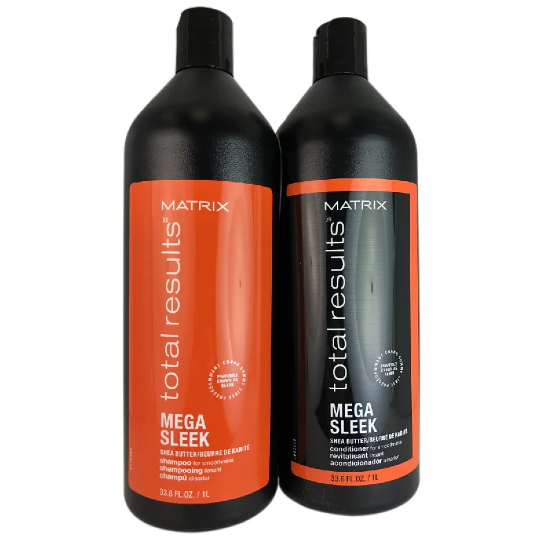 Prep mist-Matrix Total Results Mega Sleek Shampoo and Conditioner Duo