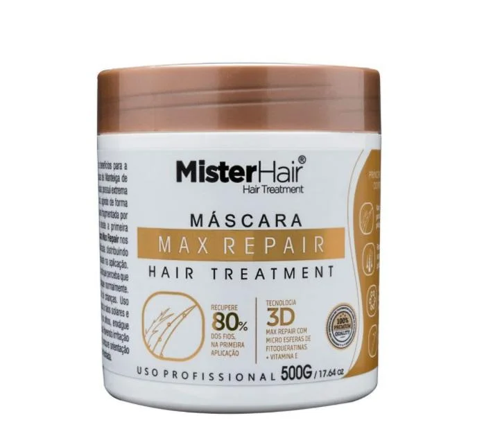 Hair care tips for hair durability-Max Repair 3D Recovery Restore Microspheres Treatment Mask 500g - Mister Hair