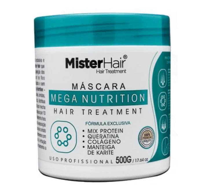 How to care for brittle tight curls-Mega Nutrition Keratin Shea Collagen Proteins Treatment Mask 500g - Mister Hair