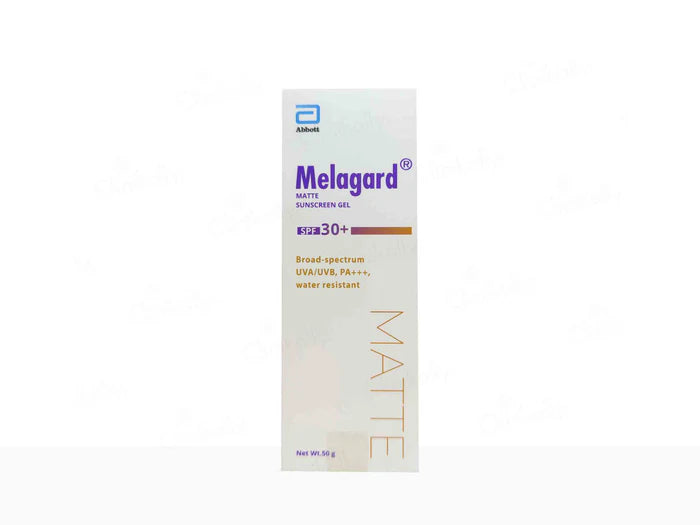 Ease lotion-Melagard Matte Sunscreen Gel SPF 30+ 50gm