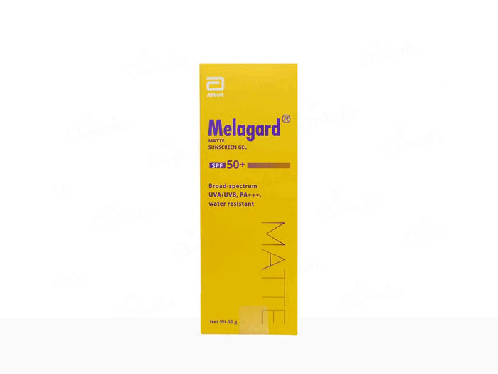 Grit sculpting cream-Melagard Matte Sunscreen Gel SPF 50+ 50gm