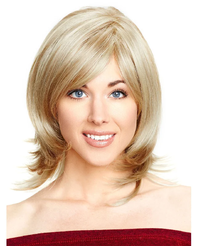 Synthetic wigs with fluid waves-Michigan II | Monofilament Synthetic Wig by Dream USA