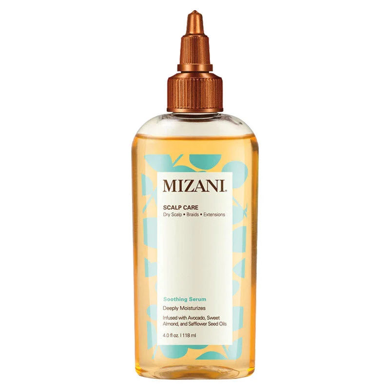 How to hydrate dull kinky hair-Mizani Scalp Care Soothing Serum 4 Oz