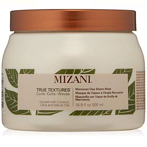 Hair care for twisted hair-Mizani True Textures Moroccan Clay Steam Mask 16.9 oz