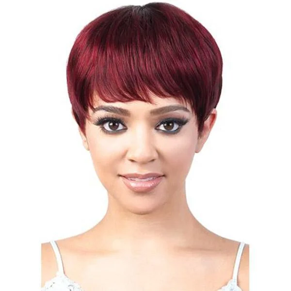 real person hair ring chic craft-Motown Tress Go Girl Human Hair Full Wig - GGH AVIS - Clearance