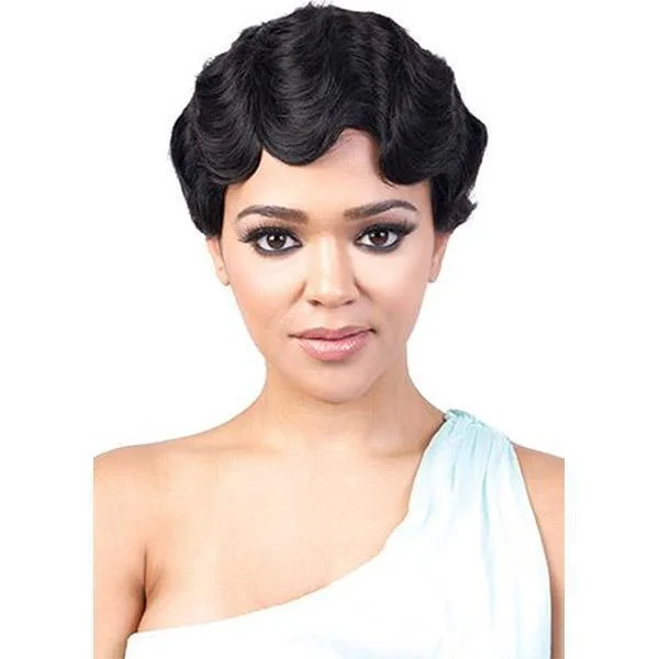 real person hair ring legacy craft-Motown Tress Go Girl Human Hair Full Wig - GGH FLOY