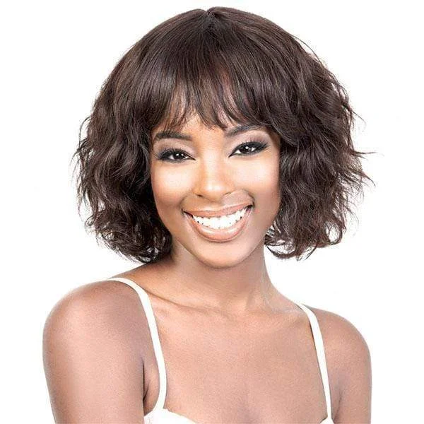 real person hair ring playful craft-Motown Tress Remi Human Hair Wig  - HBR KARA