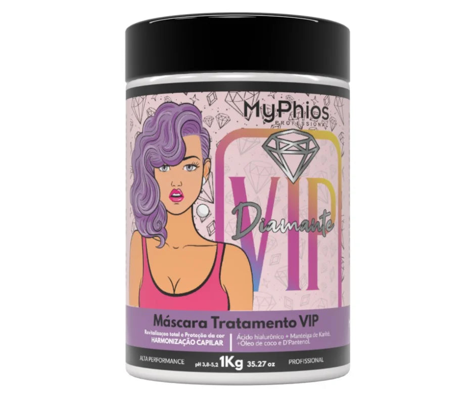 How to care for dense curls-My Phios VIP Diamante Mask 1Kg / 35.27 fl oz