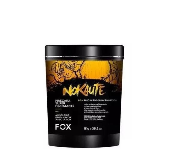 Hair care for rough kinky hair-Nokaute Super Moisturizing Mask 1kg - Fox