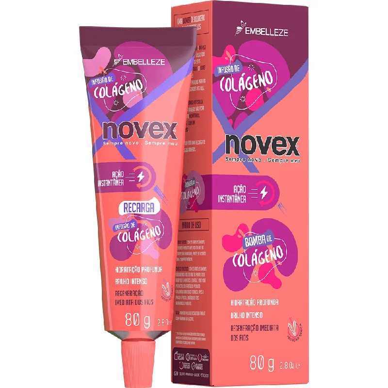 Hair care tips for hair liveliness-Novex Hair Mask Recharge Infusion Of Collagen 80g