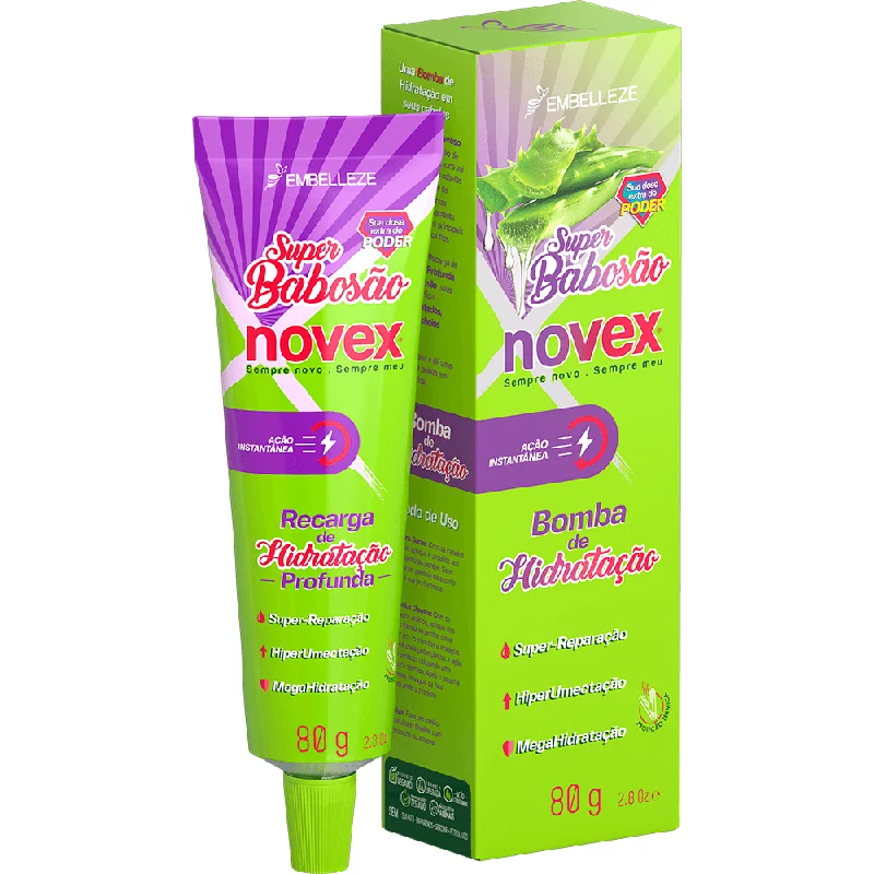 How to care for oily tight kinky hair-Novex Hair Mask Recharge Super Babosion 80g