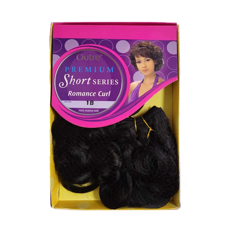 real person hair ring dependable craft-OUTRE PREMIUM SHORT SERIES 100% Human Hair Romance Curl 8S"