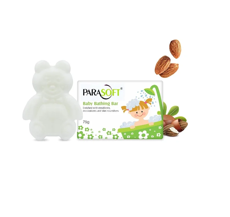 Firm cream-Parasoft Baby Bathing Bar, 75gm