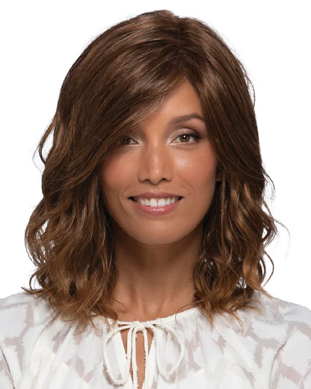 Synthetic wigs for petite women-Petite Berlin | Lace Front & Monofilament Part Synthetic Wig by Estetica