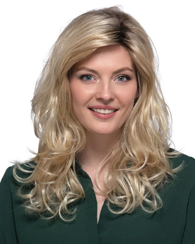 Tousled synthetic wigs short-Petite Sedona | Lace Front & Monofilament Part Synthetic Wig by Estetica