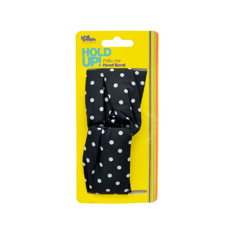 Scalp dew cream-Phil Smith Hold Up Fabric Headband Polka Dot