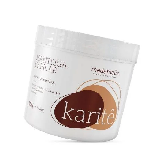 How to hydrate dull kinky hair-Professional Karite Butter Concentrated Hair Treatment Mask 500g - Madamelis