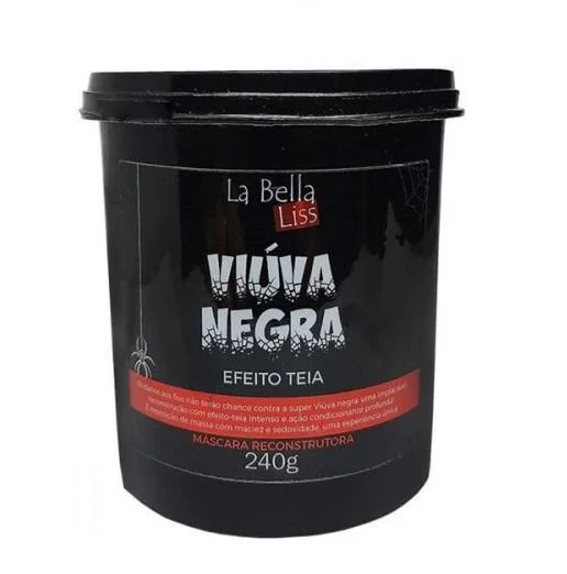 Best hair care for scalp burning-Professional Reconstruction Black Widow Cob Effect Mask 240g - La Bella Liss